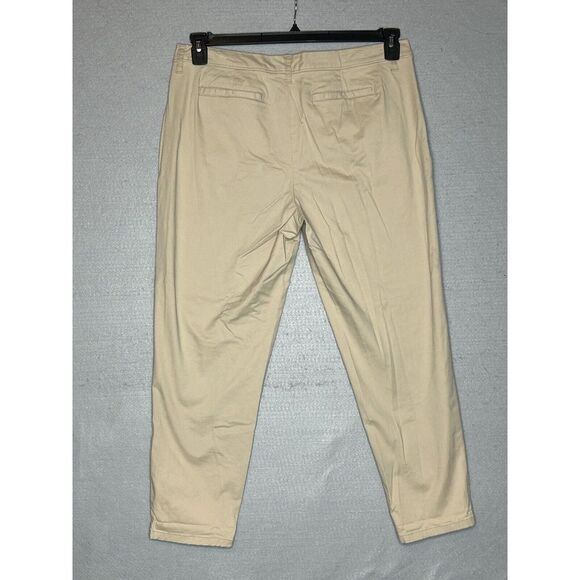 Liz Claiborne Womens Classic Size 12‎ Khaki Dress Pants Casual Chino Stretch - Picture 3 of 8
